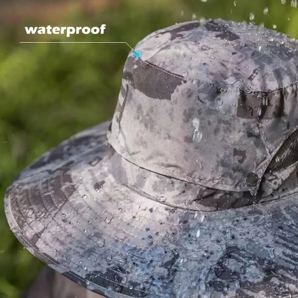 Solar-Powered Fisherman Hat – Outdoor Camping, Fishing & Hiking Sun Cap with Built-In Cooling Fan (Unisex)