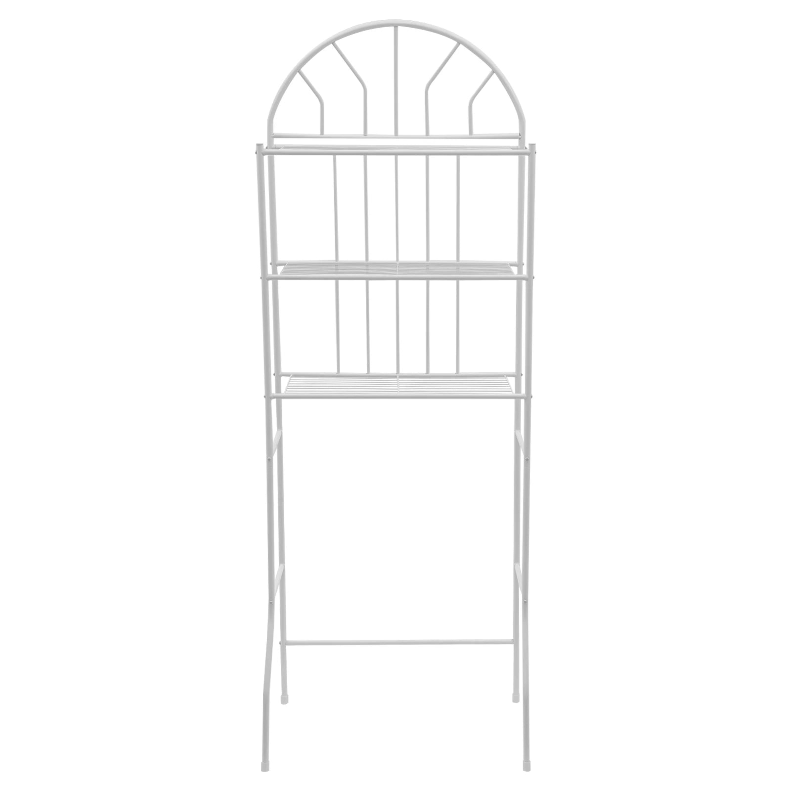 3-Tier Over The Toilet Storage Rack – Freestanding Metal Bathroom Shelf, Space-Saver Organizer