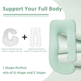 Pregnancy Body Pillow for Sleeping – Large U-Shaped Maternity Pillow for Full Body Support & Comfortable Rest