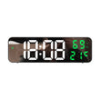 LED Digital Wall Clock – Large Screen Electronic Wall-Mounted Clock with Time, Temperature & Humidity Display