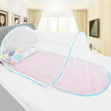 Foldable Travel Mosquito Net Bed – Single Bed Tent-Style Easy Installation