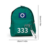 Korea Game Season 2 Cosplay Backpack – Unisex Large Capacity Student School Bag & Gift Item
