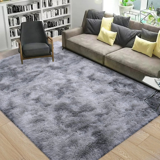 Thick Plush Fluffy Area Rug – Warm Winter Soft Carpet for Living Room & Bedroom Home Décor
