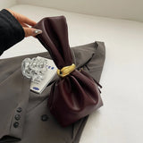 Women’s PU fashion tote bag – large-capacity trendy slouchy handbag with zipper closure, stylish wristlet purse for shopping & daily use