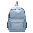Women’s Preppy Style Nylon Backpack – Large Solid Color School & Everyday Bag