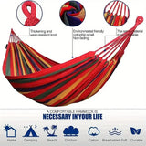 Outdoor Multi-Functional Hammock – Colorful Anti-Flip Garden Leisure Hammock with Tree-Friendly Straps