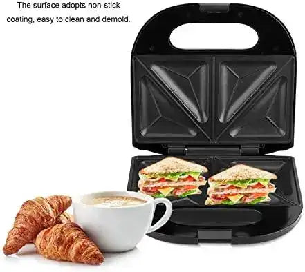 Electric Sandwich Maker – 750 W Rapid Heating Non-Stick Toastie & Grilling Machine (220 V)