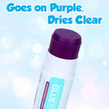 Giant Vanishing Purple Glue Stick – XL 115 g Washable, Non-Toxic Adhesive