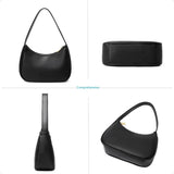 Cute Hobo Tote Shoulder Bag for Women – Mini Clutch Purse with Zipper Closure
