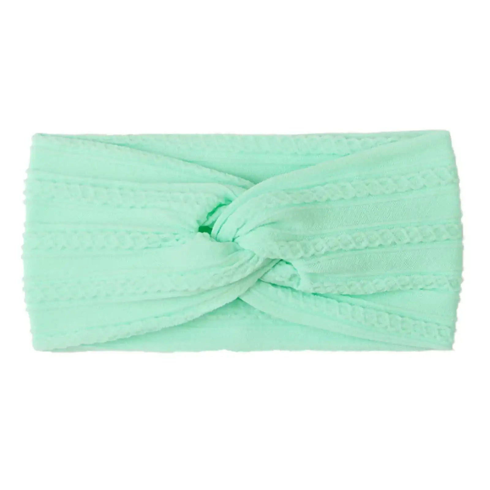 Soft Cable Knit Turban Headband for Baby Girls & Boys