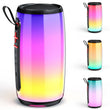 Portable Car Speaker with FM Radio, USB Playback & LED Lights – Compact Outdoor Travel Sound System 🚗🎵