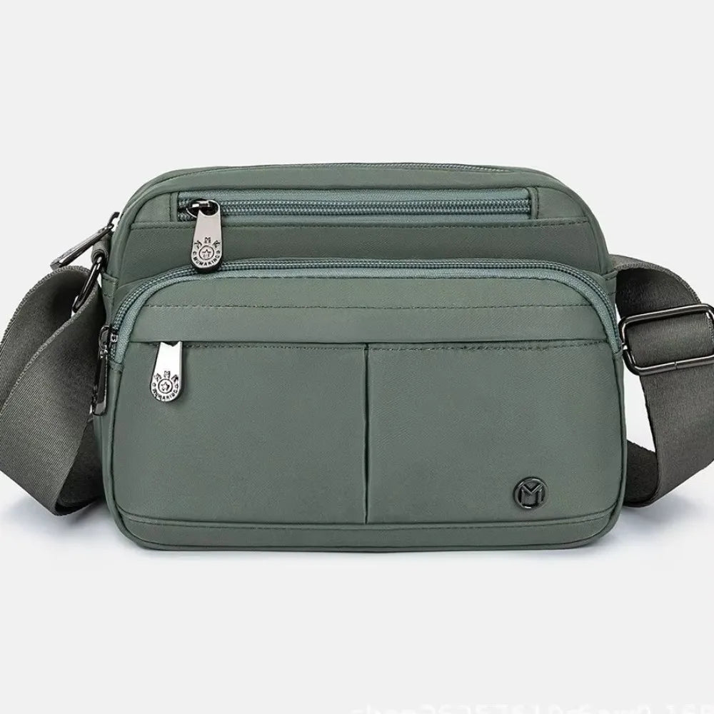 Unisex Waterproof Crossbody Bag – Large-Capacity Multi-Pocket Shoulder Bag for Travel, Work & Daily Use