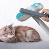 3-in-1 Pet Hair Remover Brush – Long Handle Cleaning Tool for Cat & Dog Fur, Window Brush & Multi-Surface Pet Hair Cleaner