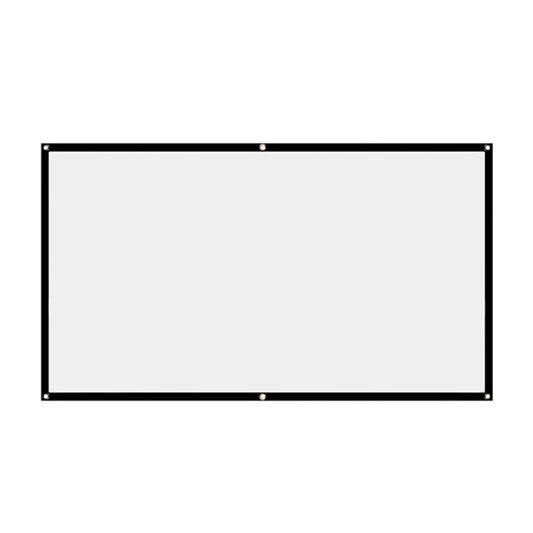16:9 Portable Projector Curtain Screen – Foldable HD Display for Home, Outdoor & Office Use