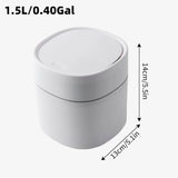 Mini Trash Can with Lid – Small Countertop Dustbin for Bathroom, Office & Bedroom