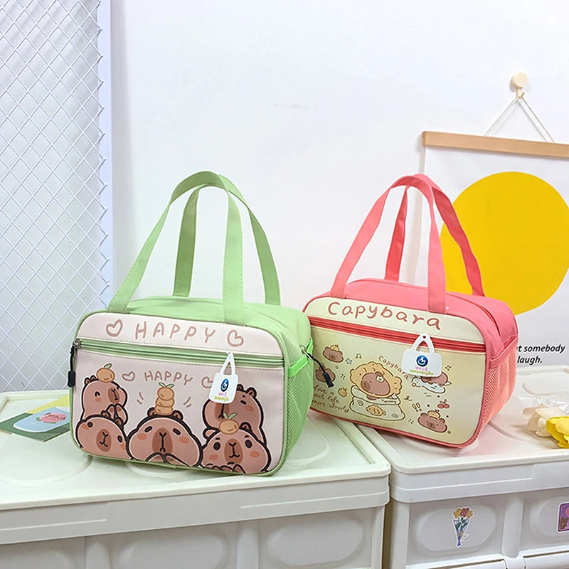 Kawaii Capybara Insulated Lunch Tote – Stylish, Thermal & Portable