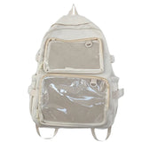 Japanese Style Transparent Ita Backpack for Girls – Large Capacity Display School Bag for College Students