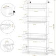 Behind-the-Door Waterproof & Rust-Proof Bathroom Basket – Over-Door Storage Organizer