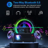 5G Wi-Fi Projector with Screen – Native 1080p, 15 000 LM Brightness, Bluetooth, Supports 300″ Display