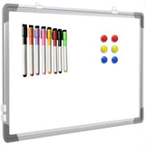 16″×12″ Portable Magnetic Dry Erase Whiteboard – Includes 8 Markers & 6 Magnets 🧲🖊️