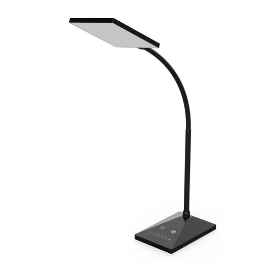 💡 12W 72-LED Flexible Desk Lamp – Touch Control Dimmable Study Light with Gooseneck Design & Eye-Protection