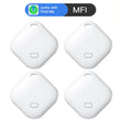 4-Pack GPS Bluetooth Tracker Tags – Smart Locator Devices Compatible with Apple Find My App for Keys, Wallet, Pets & Cars