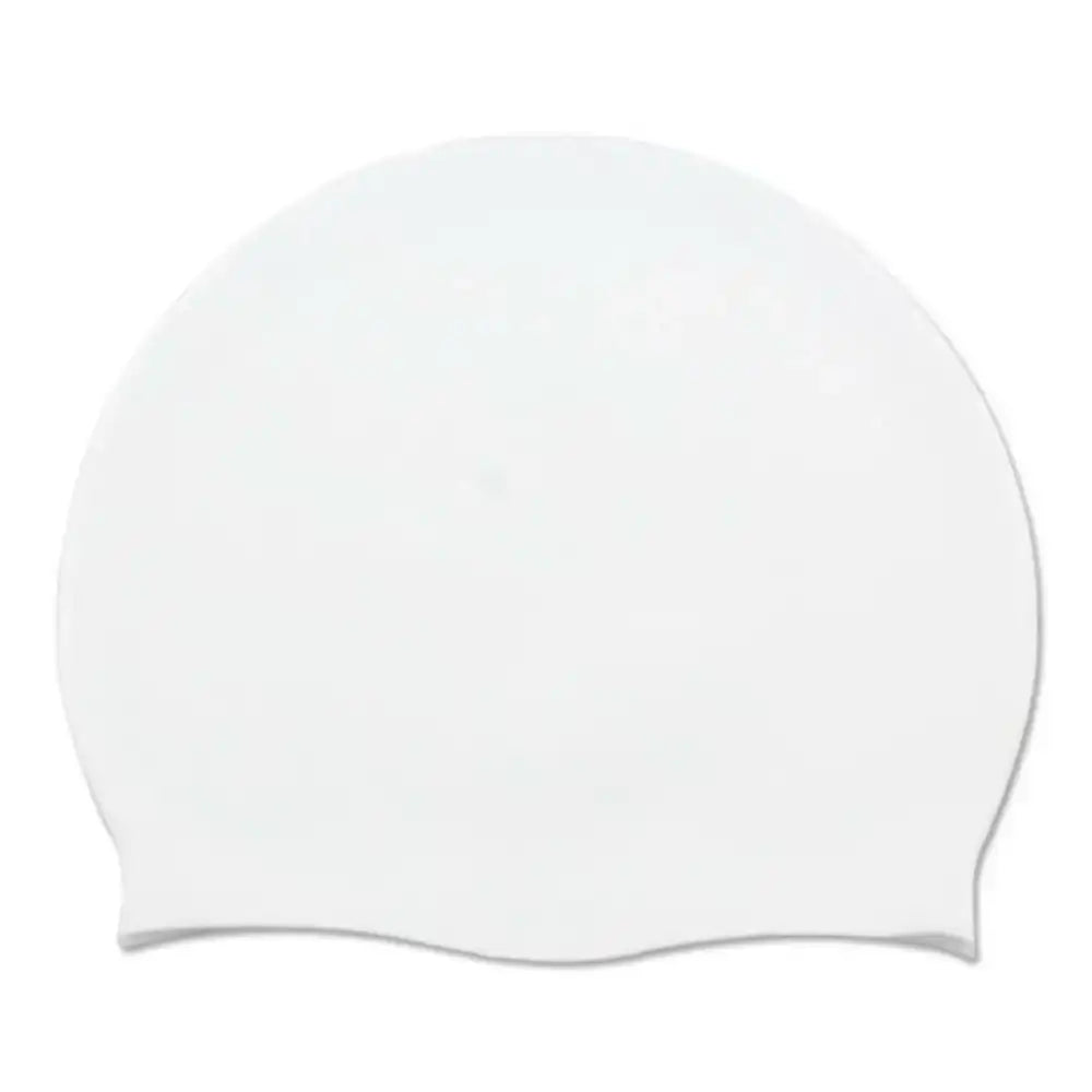 Solid Color Waterproof Swimming Cap for Men & Women – Long Hair Friendly Swim Hat 🏊‍♂️