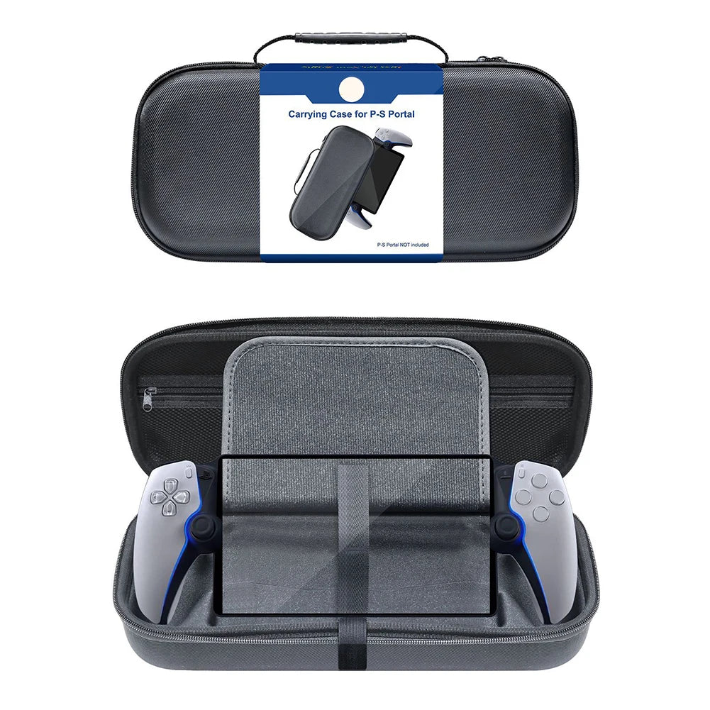 Sleek Shockproof EVA Hard-Shell Carrying Case for PS5 Portal – Portable & Protective