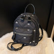 Women’s Bowknot Embroidery Backpack — Large-Capacity Trendy School, Outdoor & Picnic Rucksack