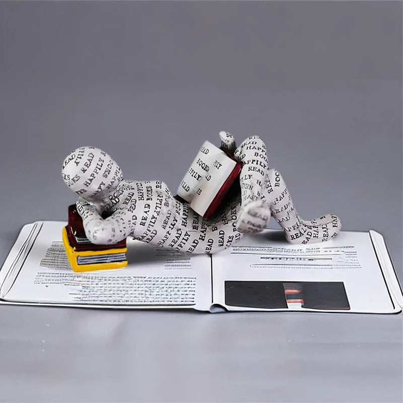 Modern Abstract Yoga Figurine – Resin Meditating Sculpture for Zen Home, Office & Living Room Décor