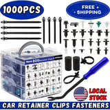 Automotive Retainer Clips & Rivet Fastener Kit – Includes Remover Tool (+ GM, Ford, Toyota, Honda Support)