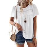 Product Title (100–120 characters) Maternity Summer Dress – Loose Fit Solid V-Neck Short Sleeve Pregnancy Top for Women, Casual Stylish Summer Wear