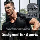 GREATWALL TWS Wireless Earphones – Bluetooth 5.3, Sports Ear-Hook, HD Calls & Noise Reduction