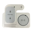 30W LED Fast Wireless Charger Stand – 3-in-1 Foldable Charging Station for iPhone 15/14/13/12, Apple Watch & AirPods Pro