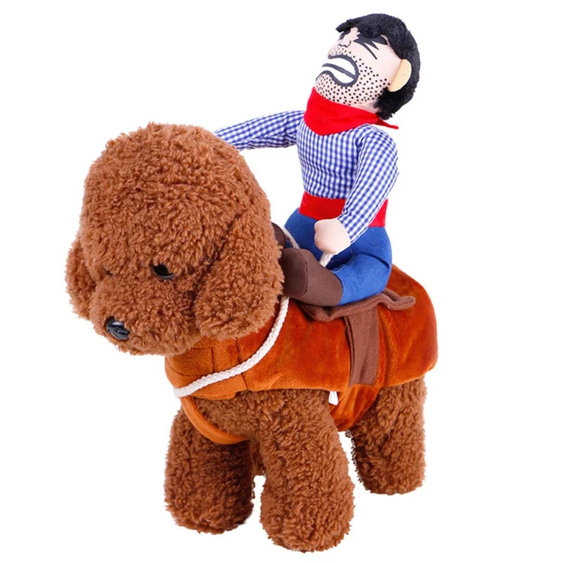Halloween Dog Costume – Funny Cowboy Knight Pet Outfit for Parties, Role Play & Entertainment