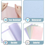 Heavy-Duty Plastic Folders – 5-Pack Muted Pastel 2-Pocket File Folders, Letter Size (8.5" x 11") 🌸