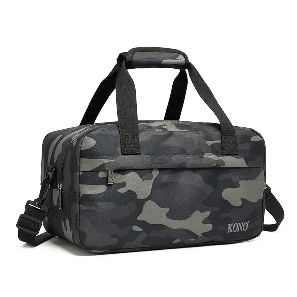 KONO 35×20×20 cabin bag – Ryanair under-seat 14L carry-on duffel, unisex hand luggage for travel, flights & sports