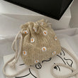Woven Straw Bucket Bag for Women – Large Capacity Summer Beach Tote / Shoulder Bag
