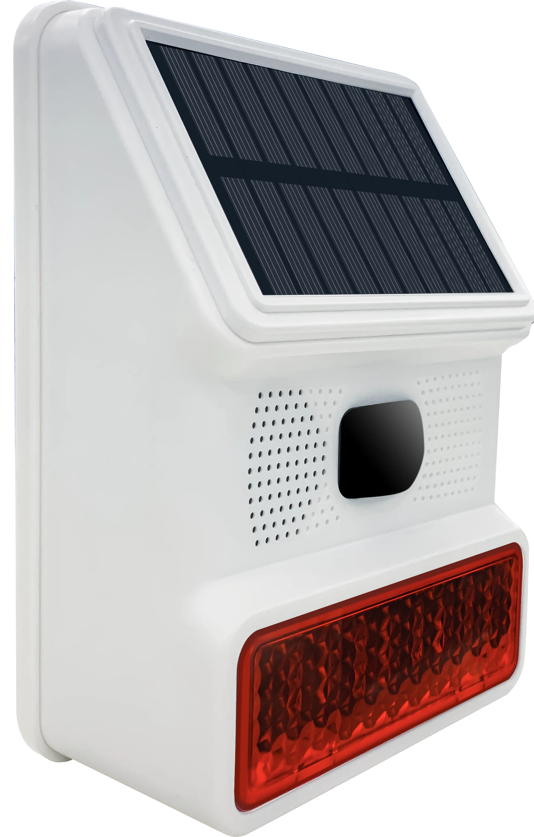 🌞 3PCS Solar Powered Motion Sensor Alarms – 110dB Audible & Visual Strobe Alarms for Farmhouses & Outdoor Security