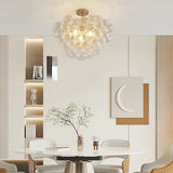 20-Inch Gold Pendant Light – Elegant Clear Glass Globe Shade for Living, Dining & Kitchen Spaces