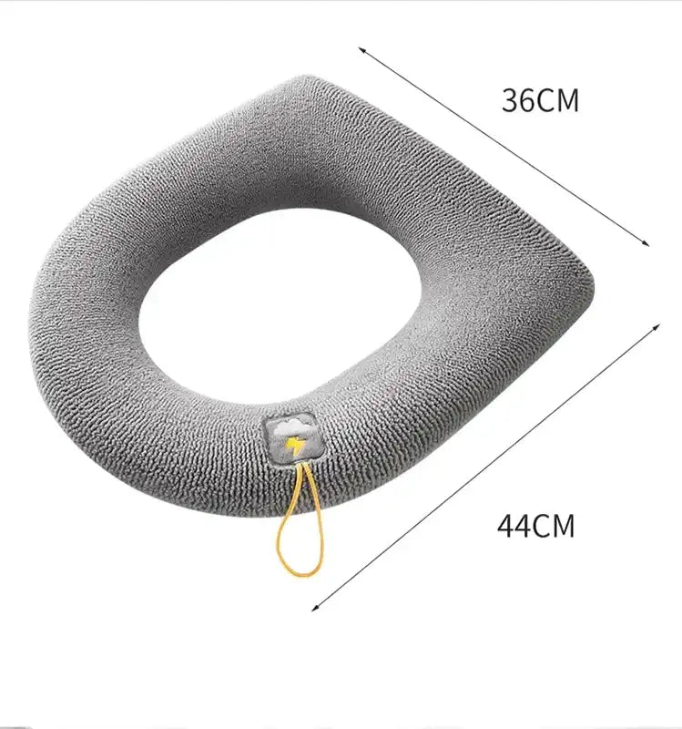 Thickened Fleece-Lined Universal Waterproof Toilet Seat Cover Pad – All-Season Comfort & Hygienic Protection