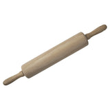10-inch Wooden Rolling Pin with Ergonomic Handles & Smooth Plastic Bearings – Durable Dough Roller for Baking, Pizza & Pastry
