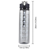 Capybara Cartoon Straw Water Bottle – Cute Portable Mug with Carrying Strap (700–800 ml)