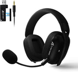 Mambasnake Attack Shark L80 Pro Gaming Headset – Lightweight Over-Ear Stereo Headphones with Mic for PC, PS5, Xbox & Laptops
