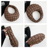 Women’s Soft Satchel Bag 👜 – Versatile Cloud Pleated Quilted Tote & Lightweight Clutch for Stylish Everyday Use
