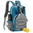 Large-capacity pickleball racket backpack – portable paddle bag rucksack for hiking, sports, traveling & outdoor outings