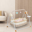 Portable Electric Bluetooth Baby Swing Cradle Bassinet Rocking Crib — Smart Bluetooth Rocker & Infant Bed