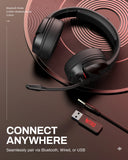 Acer K2 2.4GHz Wireless Gaming Headset – 50mm Drivers, Clear Voice Mic, Multi-Platform (PC/PS4/PS5) - Wired & Wireless Modes