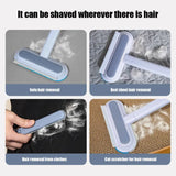3-in-1 Pet Hair Remover Brush – Long Handle Cleaning Tool for Cat & Dog Fur, Window Brush & Multi-Surface Pet Hair Cleaner