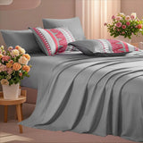 7-Piece Printed Comforter Set – Soft All-Season Bedding Ensemble